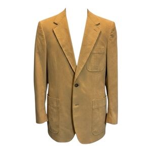 Men's Vintage Tan Sport Coat by Joshua Trent Size 42 R